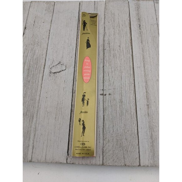 Vintage J&P Coats Neck Opening Metal Zipper 18" Slate 26 - Picture 4 of 4